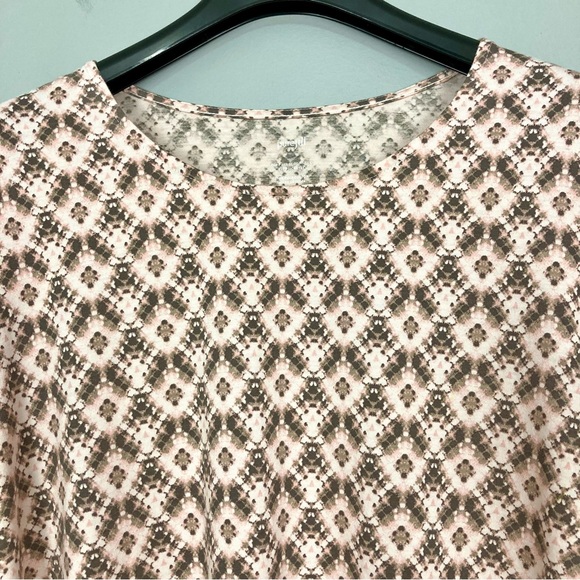 J. Jill Pure Jill Scoop-Neck Elliptical Tee Women’s Size 2X Southwestern Print - Picture 3 of 8